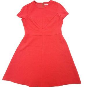 Eliza J Women’s Size 12 Fit & Flare Red Dress Back